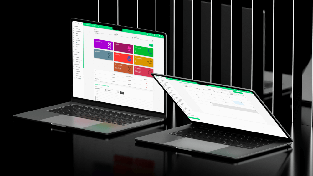 mockup de laptop com interface de um projeto desenvolvido por Rodrigo Cies